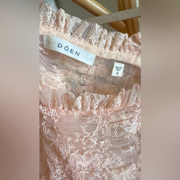 DOEN PAMELINA DRESS IN PETUNIA PINK LACE, size S, brand new, never worn. - Picture 7 of 15